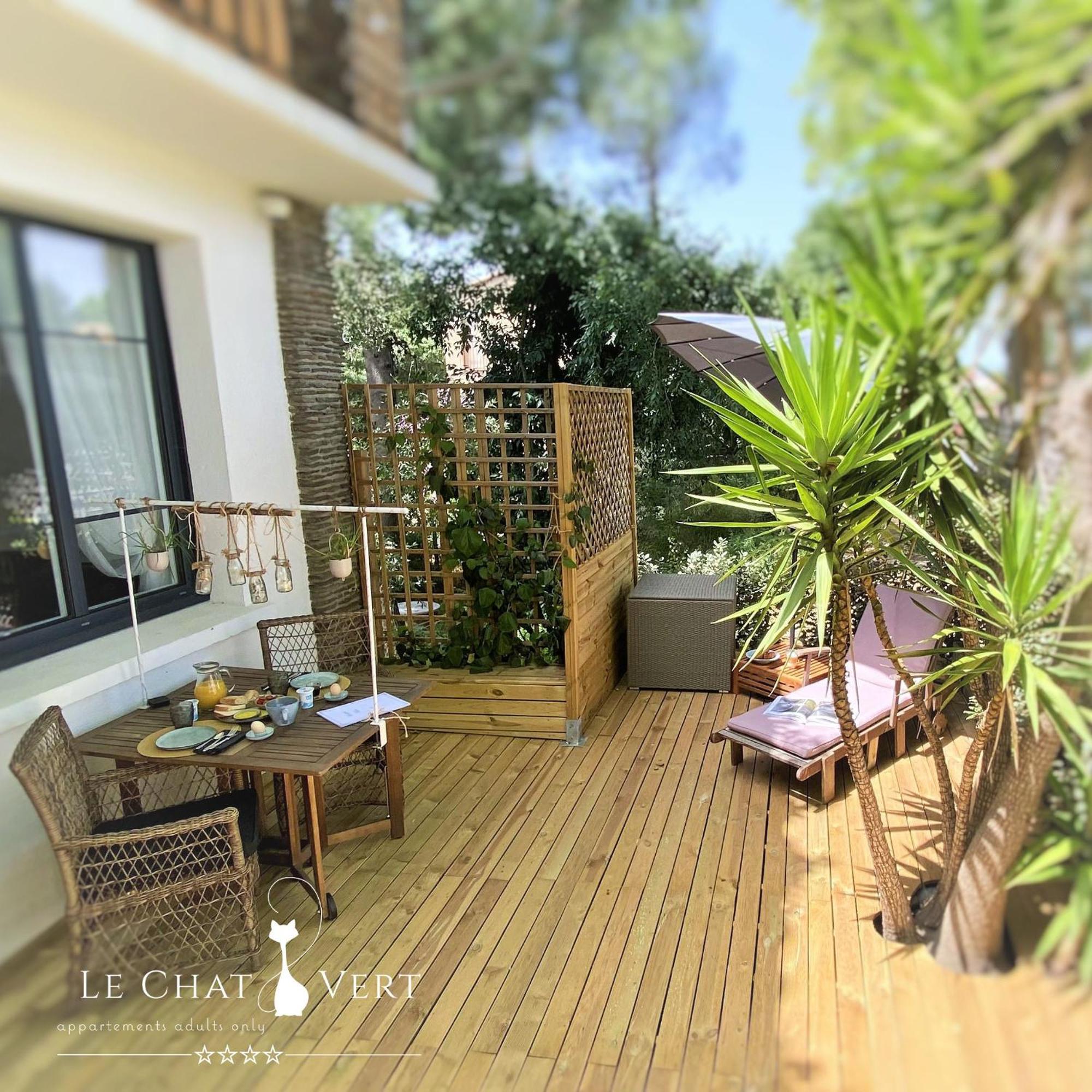 Le Chat Vert - Appartements Adults Only Saint-André Exterior foto